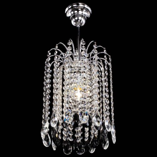 Люстра Зима капель журавлик черная в Магнитогорске Гусь Хрустальный