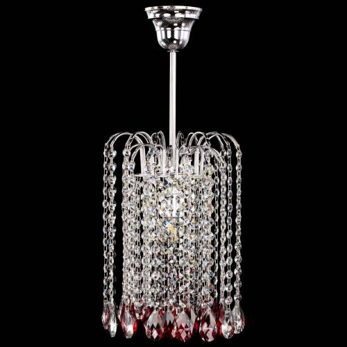 Люстра Зима капель журавлик красная в Магнитогорске Гусь Хрустальный