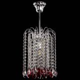 Люстра Зима капель журавлик красная в Магнитогорске