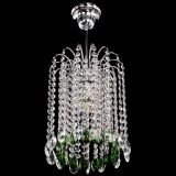 Люстра Зима капель журавлик зеленая в Магнитогорске