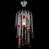 Люстра Зима каскад шар 30 красная в Магнитогорске