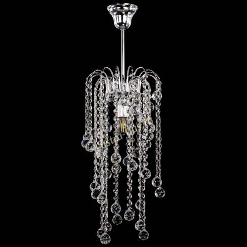 Люстра Зима каскад шар 30 в Магнитогорске Гусь Хрустальный