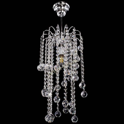 Люстра Зима каскад шар 30 в Магнитогорске Гусь Хрустальный