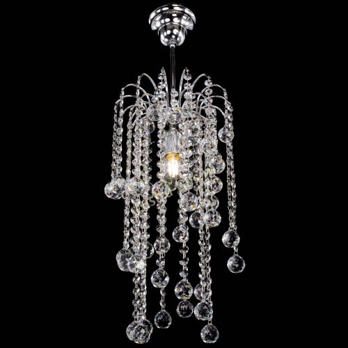 Люстра Зима каскад шар 30 в Магнитогорске Гусь Хрустальный