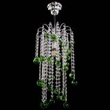 Люстра Зима каскад шар 30 зеленая в Магнитогорске