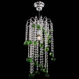 Люстра Зима каскад шар 30 зеленая в Магнитогорске