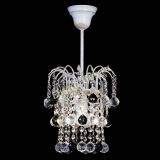 Люстра Зима шар черная (белая патина)  в Магнитогорске