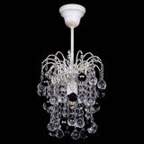 Люстра Зима шар черная (белая патина)  в Магнитогорске