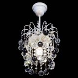 Люстра Зима шар черная (белая патина)  в Магнитогорске