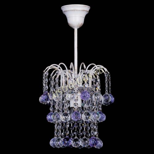 Люстра Зима шар фиолетовая (белая патина) в Магнитогорске Люстра Зима шар фиолетовая (белая патина) в Магнитогорске