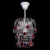 Люстра Зима шар красная (белая патина) в Магнитогорске Люстра Зима шар красная (белая патина) в Магнитогорске