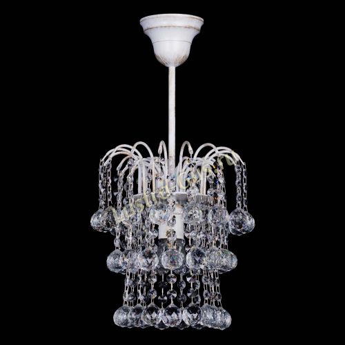 Люстра Зима шар белая в Магнитогорске Гусь Хрустальный