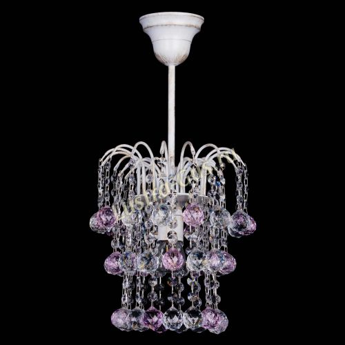 Люстра Зима шар розовая (белая патина) в Магнитогорске Люстра Зима шар розовая (белая патина) в Магнитогорске