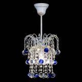 Люстра Зима шар синяя (белая патина)  в Магнитогорске