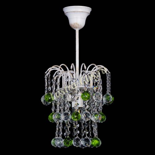 Люстра Зима шар зеленая (белая патина) в Магнитогорске Люстра Зима шар зеленая (белая патина) в Магнитогорске