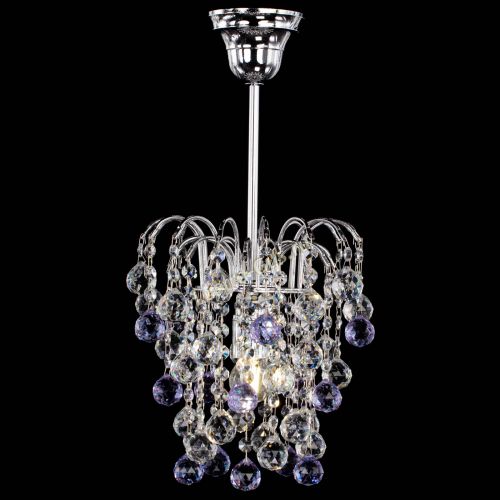 Люстра Зима шар фиолетовая в Магнитогорске Гусь Хрустальный