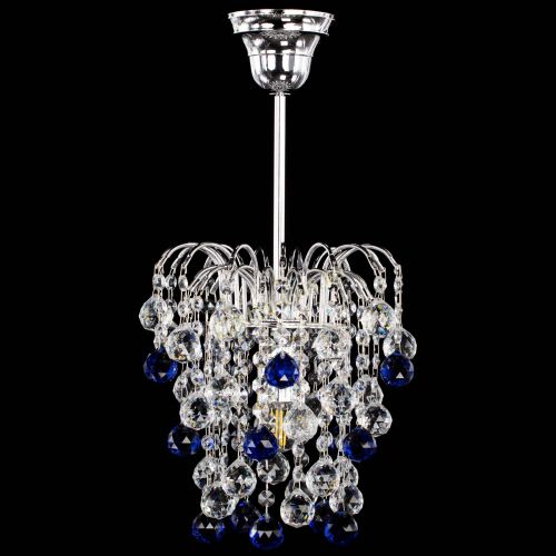 Люстра Зима шар синяя в Магнитогорске Гусь Хрустальный