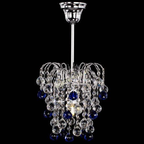 Люстра Зима шар синяя в Магнитогорске Гусь Хрустальный