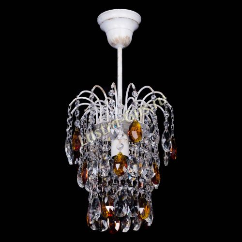 Люстра Зима журавлик чайная (белая патина) в Магнитогорске Гусь Хрустальный