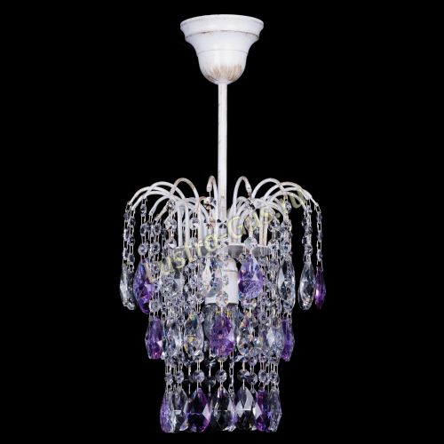 Люстра Зима журавлик фиолетовая (белая патина) в Магнитогорске Люстра Зима журавлик фиолетовая (белая патина) в Магнитогорске