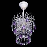 Люстра Зима журавлик фиолетовая (белая патина) в Магнитогорске Люстра Зима журавлик фиолетовая (белая патина) в Магнитогорске