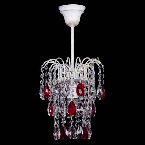 Люстра Зима журавлик красная (белая патина) в Магнитогорске Люстра Зима журавлик красная (белая патина) в Магнитогорске