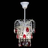 Люстра Зима журавлик красная (белая патина) в Магнитогорске Люстра Зима журавлик красная (белая патина) в Магнитогорске