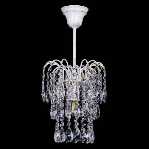 Люстра Зима журавлик белая в Магнитогорске Гусь Хрустальный