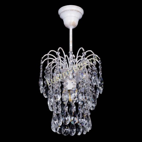 Люстра Зима шар белая в Магнитогорске Гусь Хрустальный