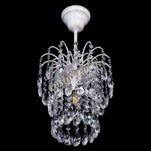 Люстра Зима шар белая в Магнитогорске Гусь Хрустальный