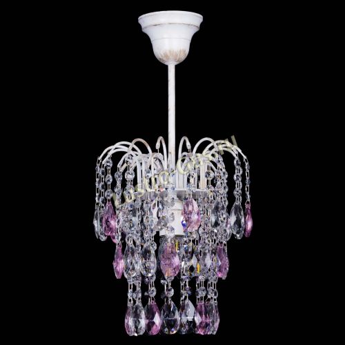 Люстра Зима журавлик розовая (белая патина) в Магнитогорске Люстра Зима журавлик розовая (белая патина) в Магнитогорске