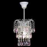 Люстра Зима журавлик розовая (белая патина) в Магнитогорске Люстра Зима журавлик розовая (белая патина) в Магнитогорске