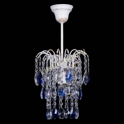 Люстра Зима журавлик синяя (белая патина) в Магнитогорске Люстра Зима журавлик синяя (белая патина) в Магнитогорске