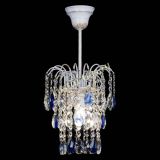 Люстра Зима журавлик синяя (белая патина) в Магнитогорске Люстра Зима журавлик синяя (белая патина) в Магнитогорске