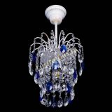 Люстра Зима журавлик синяя (белая патина) в Магнитогорске Люстра Зима журавлик синяя (белая патина) в Магнитогорске