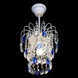 Люстра Зима журавлик синяя (белая патина) в Магнитогорске Люстра Зима журавлик синяя (белая патина) в Магнитогорске