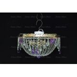 Люстра Анжелика журавлик фиолетовая в Магнитогорске
