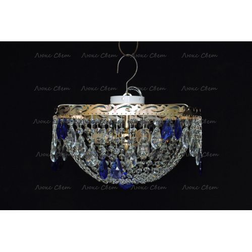 Люстра Анжелика журавлик синяя в Магнитогорске Гусь Хрустальный