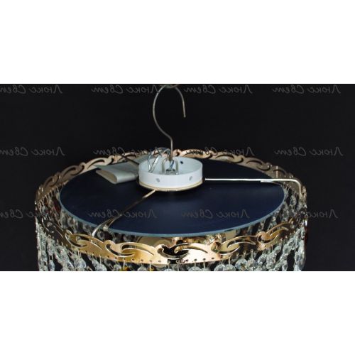 Люстра Анжелика журавлик зеленая в Магнитогорске Гусь Хрустальный