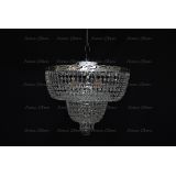 Люстра Анжелика Куколка, цвет фурнитуры: серебро, Люстры Гусь Хрустальный Люстра Анжелика Куколка, цвет фурнитуры: серебро, Люстры Гусь Хрустальный