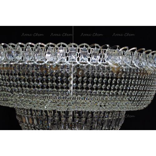 Люстра Водопад 800 мм в Магнитогорске Гусь Хрустальный