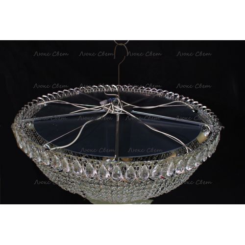 Люстра Водопад 800 мм в Магнитогорске Гусь Хрустальный