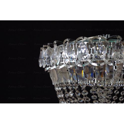 Люстра Катерина Водоворот 1 лампа в Магнитогорске Гусь Хрустальный