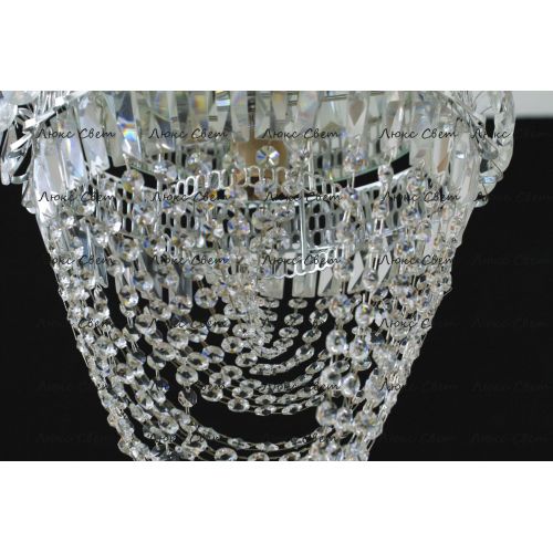 Люстра Катерина Водоворот 1 лампа в Магнитогорске Гусь Хрустальный