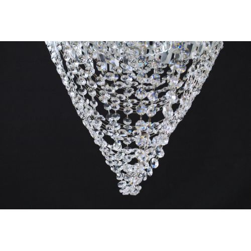 Люстра Катерина Водоворот 1 лампа в Магнитогорске Гусь Хрустальный