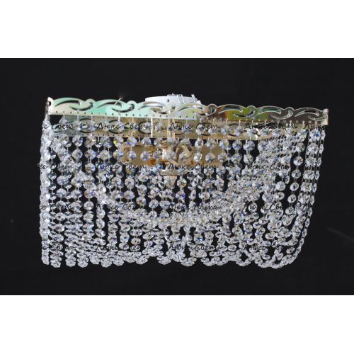 Люстра Квадрат Ракушка 2 в Магнитогорске Гусь Хрустальный