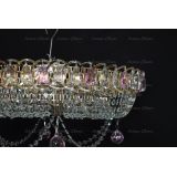 Люстра Кольцо блин розовая в Магнитогорске