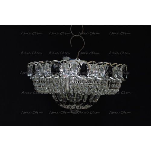 Люстра Кольцо Купол черная в Магнитогорске Гусь Хрустальный