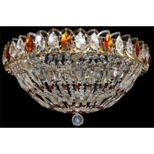 Люстра Водоворот Купол 2 цветная в Магнитогорске Гусь Хрустальный