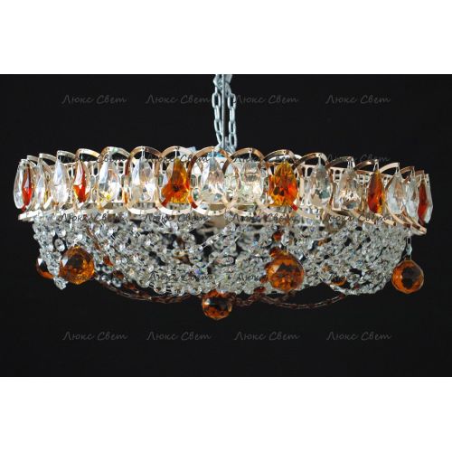 Люстра Водоворот Роза чайная в Магнитогорске Гусь Хрустальный